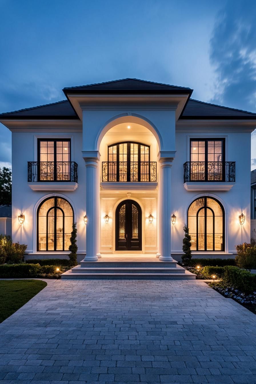 A Dazzling Columned Gem