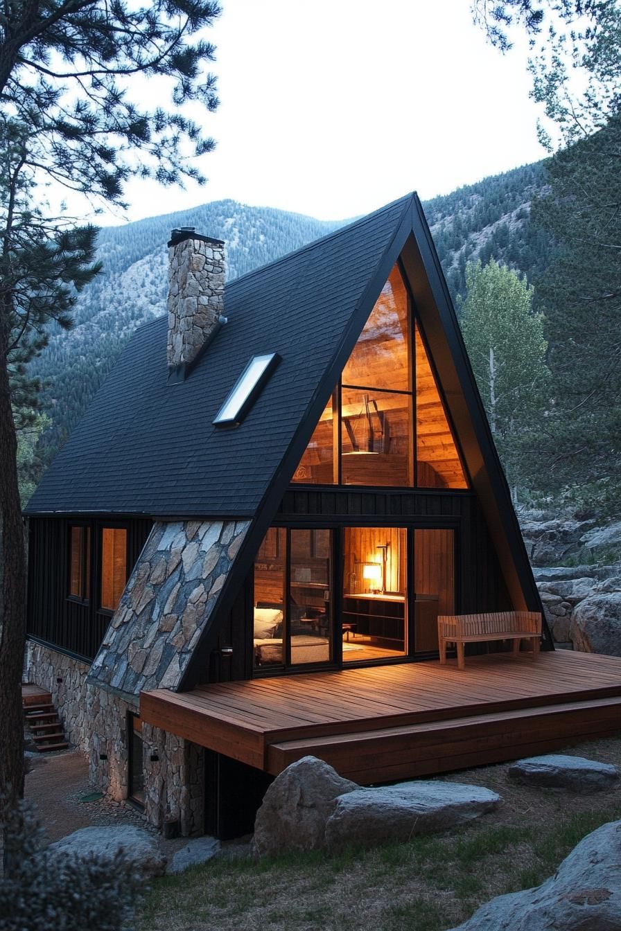 Sharp Serenity in the Pines