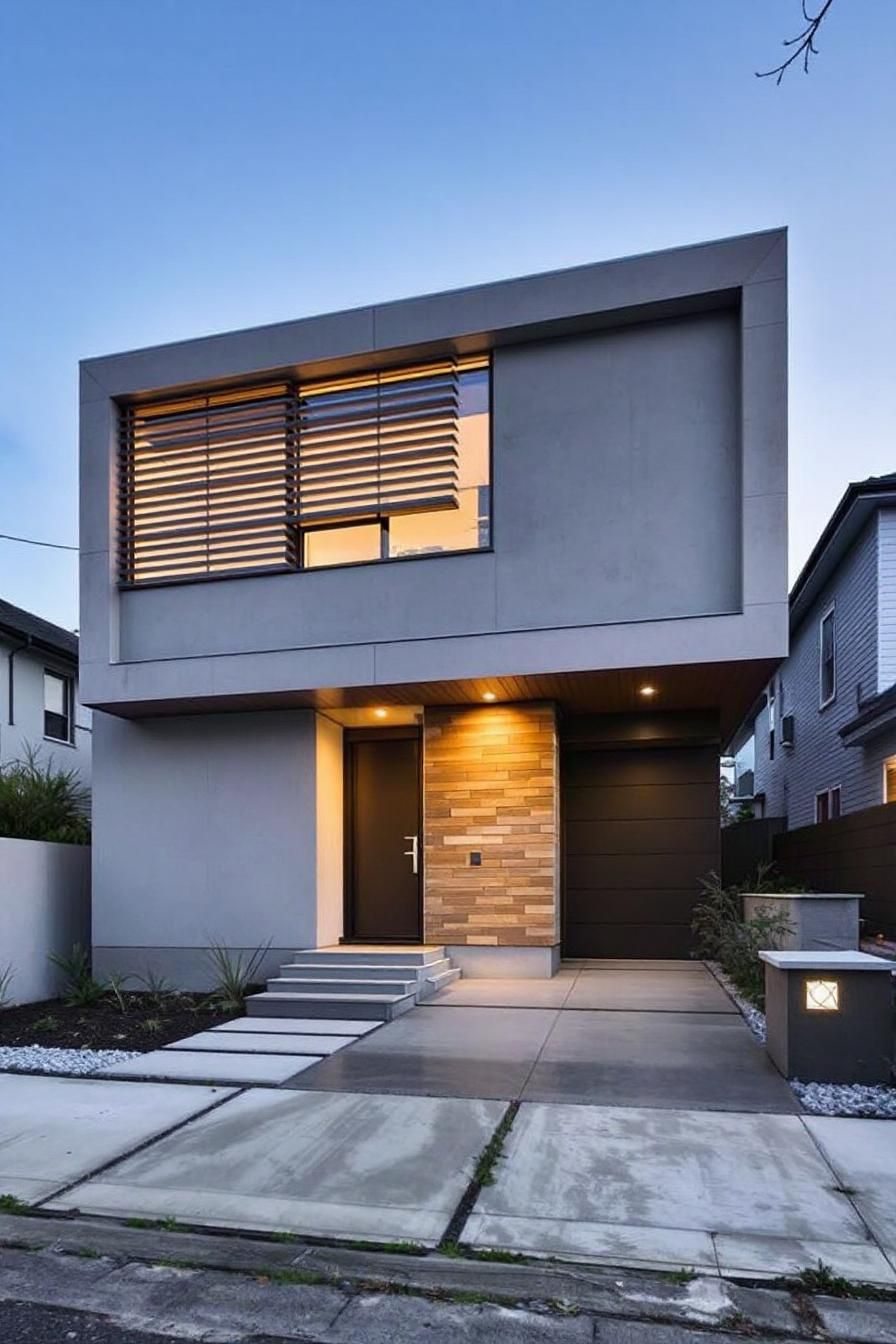 Concrete Chic Under Evening Skies
