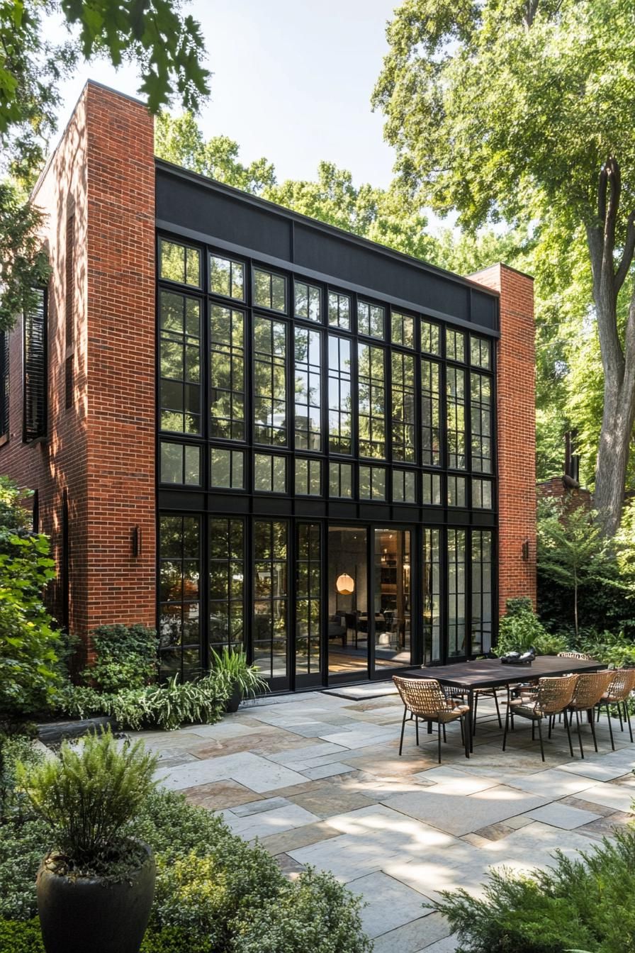 Brick Beauty Meets Greenery