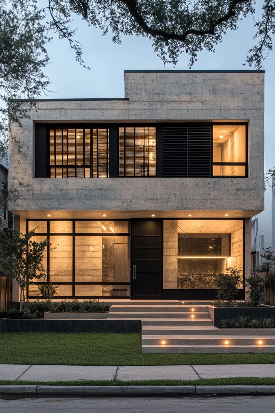 Concrete Chic: A Cozy Fortress