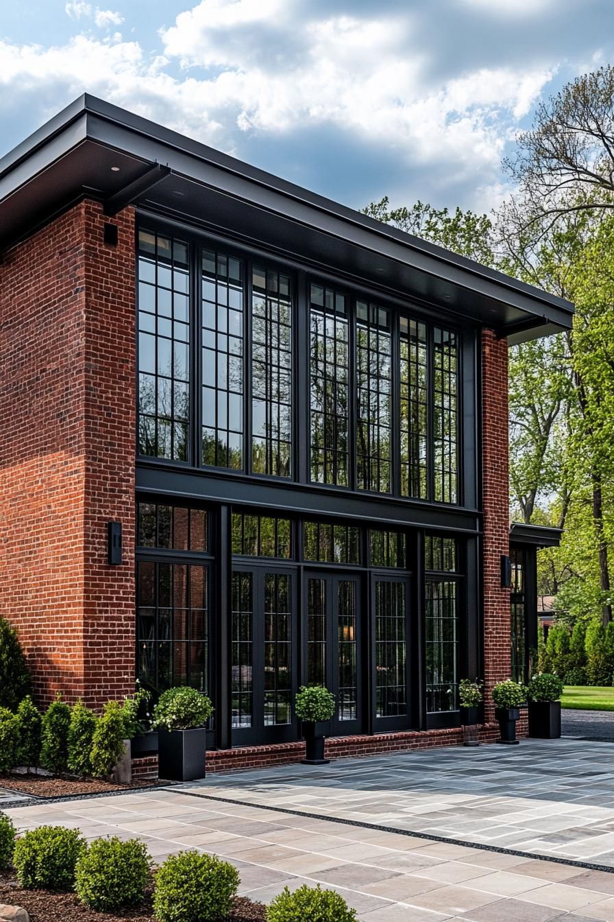 Brick Beauty with a Dash of Chic