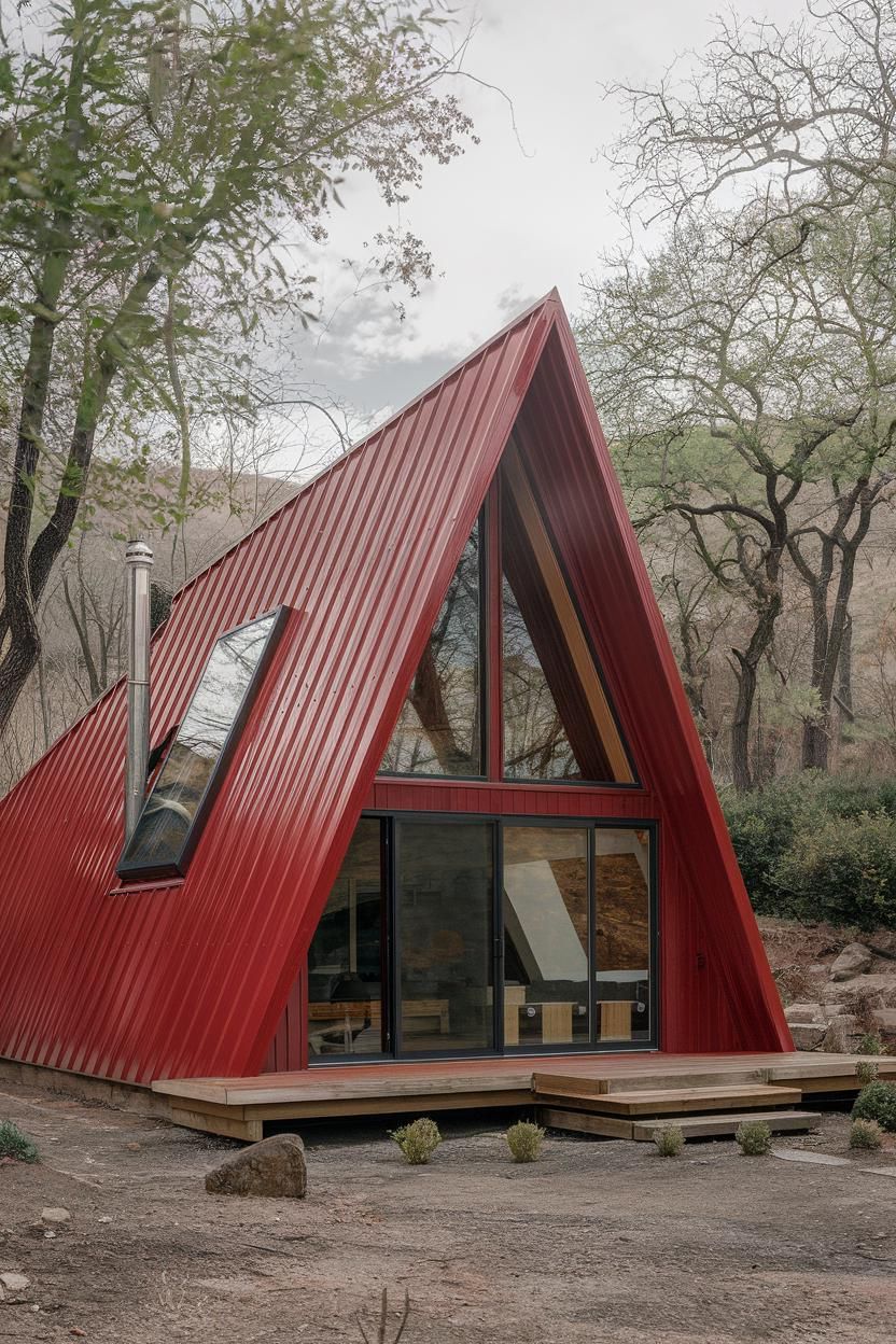 Red-Tipped Triangular Dwelling: Alpine Charm