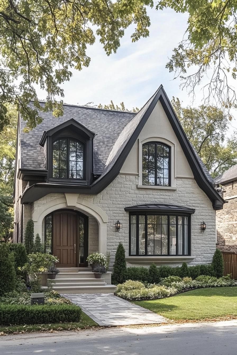 Enchanting Eaves: A French Façade Fantasy