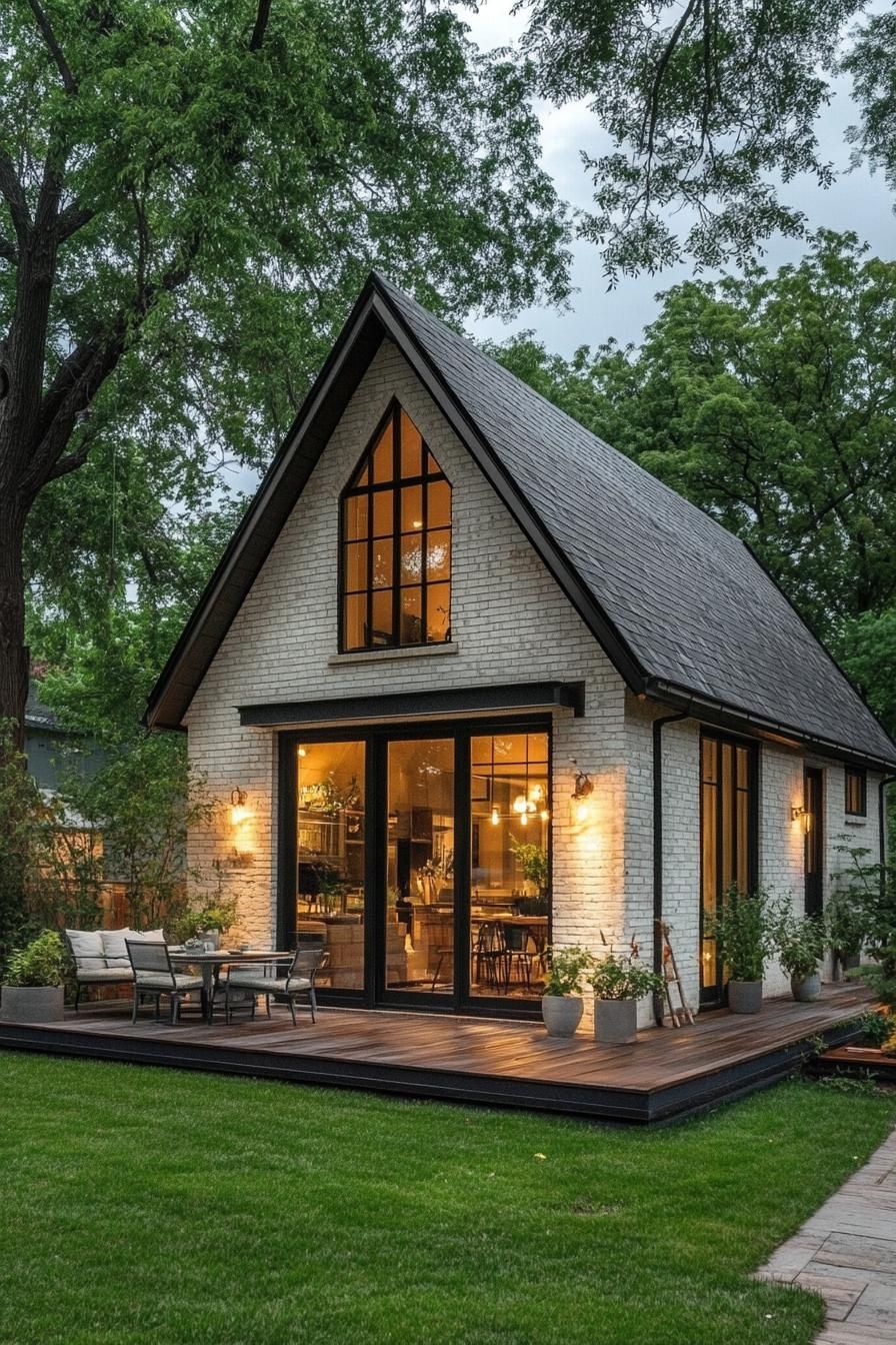 Chic Cottage Under Lush Verdure