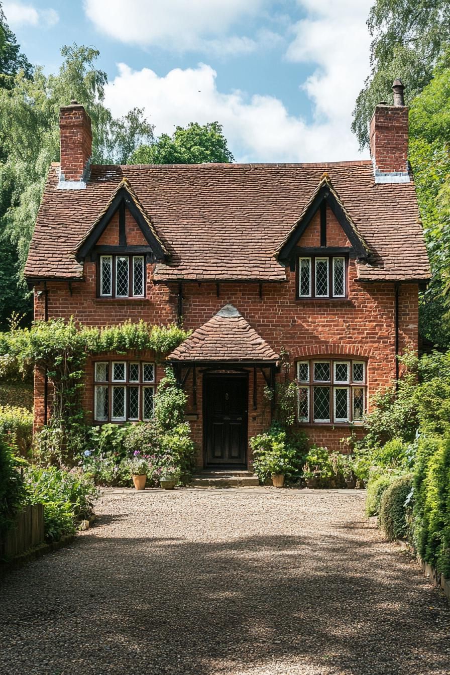 Charming brick cottage with inviting garden