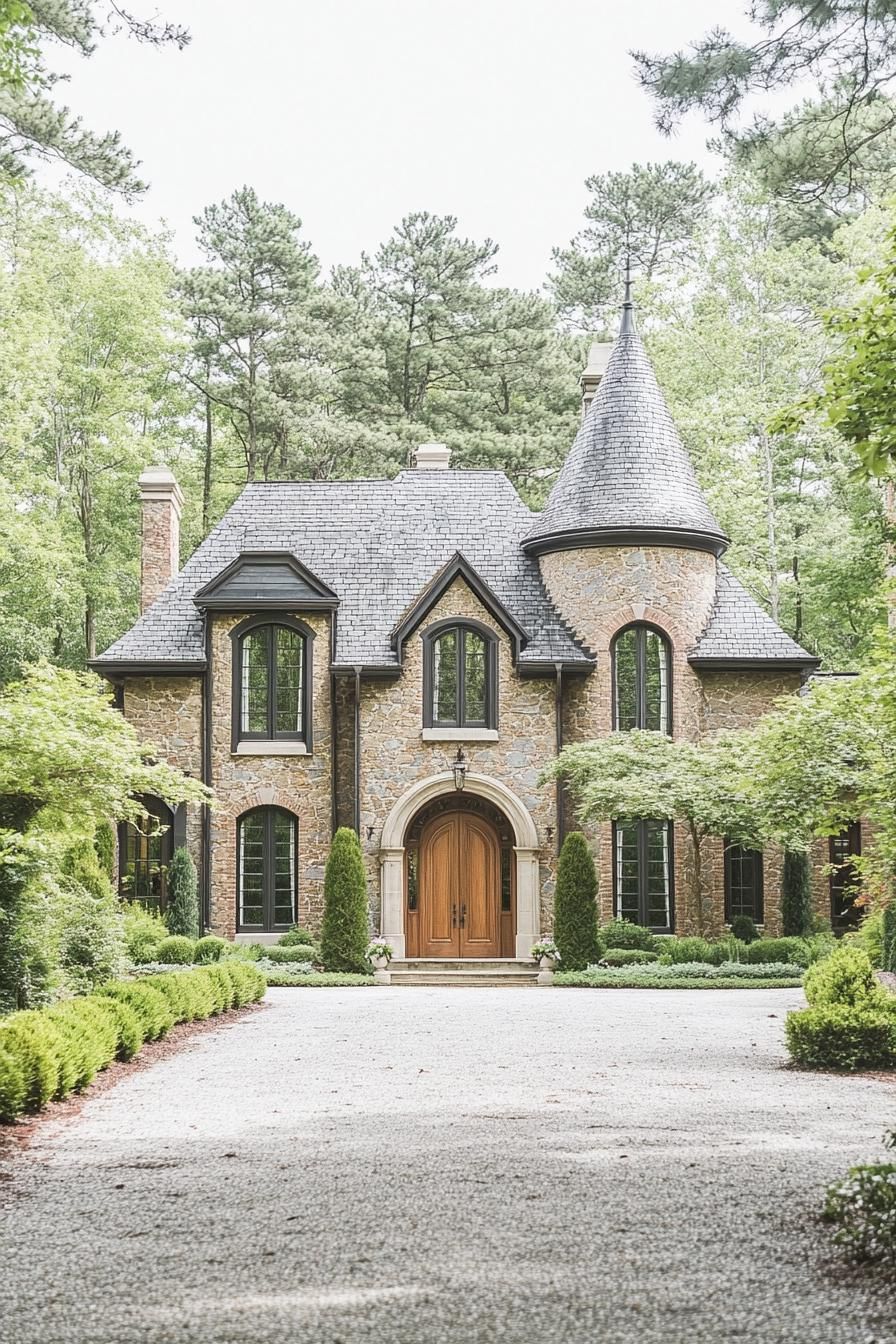 Mystical Turreted Treasure in a Leafy Hideaway