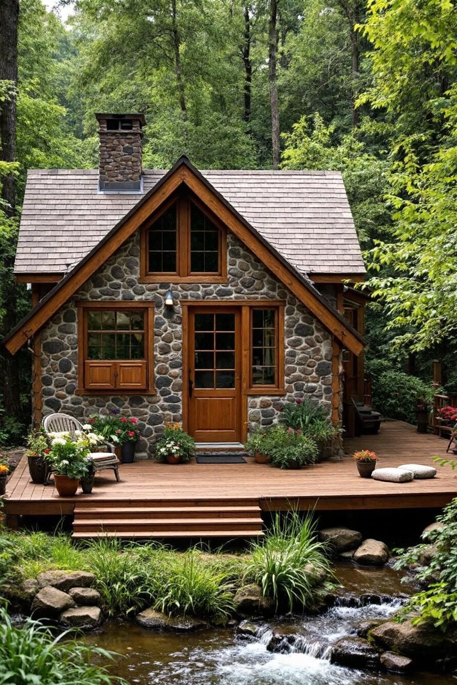 Stone Cottage with a Streamside Smile