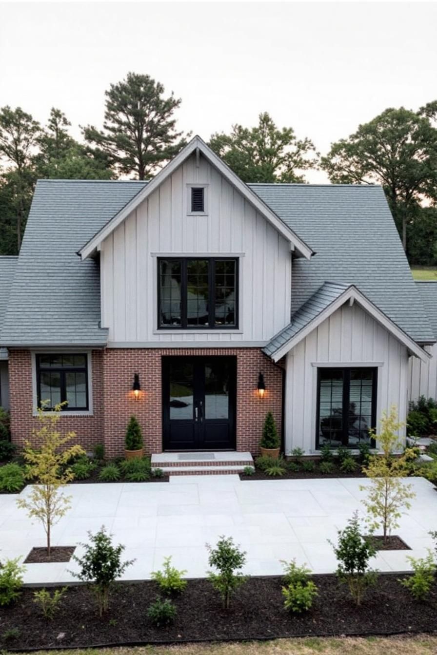Elegant Gables and Brick Bliss