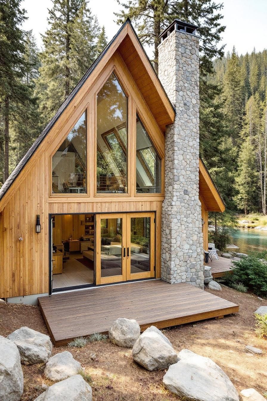 Triangular Getaway Among the Pines
