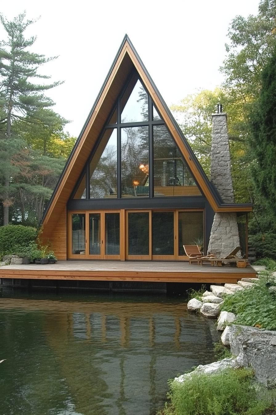 Geometric Lakeside Delight