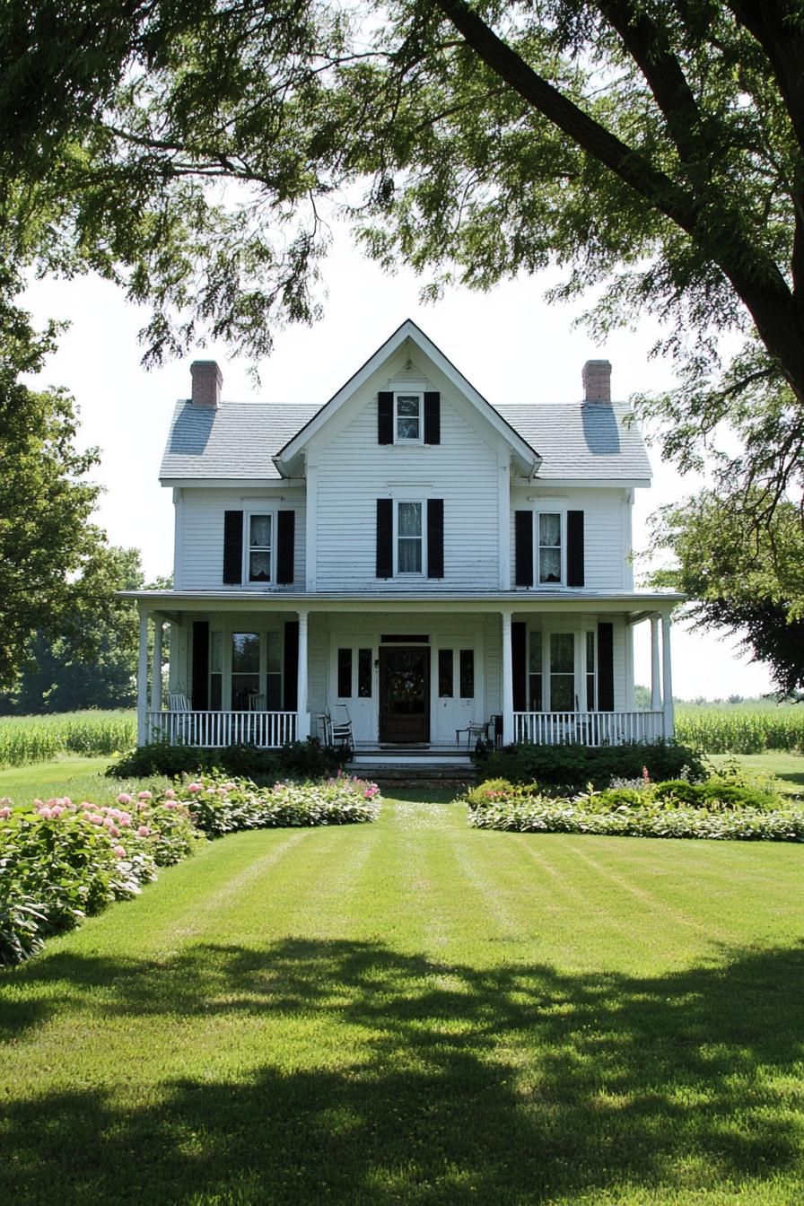 Welcoming Porch and an Idyllic Pasture