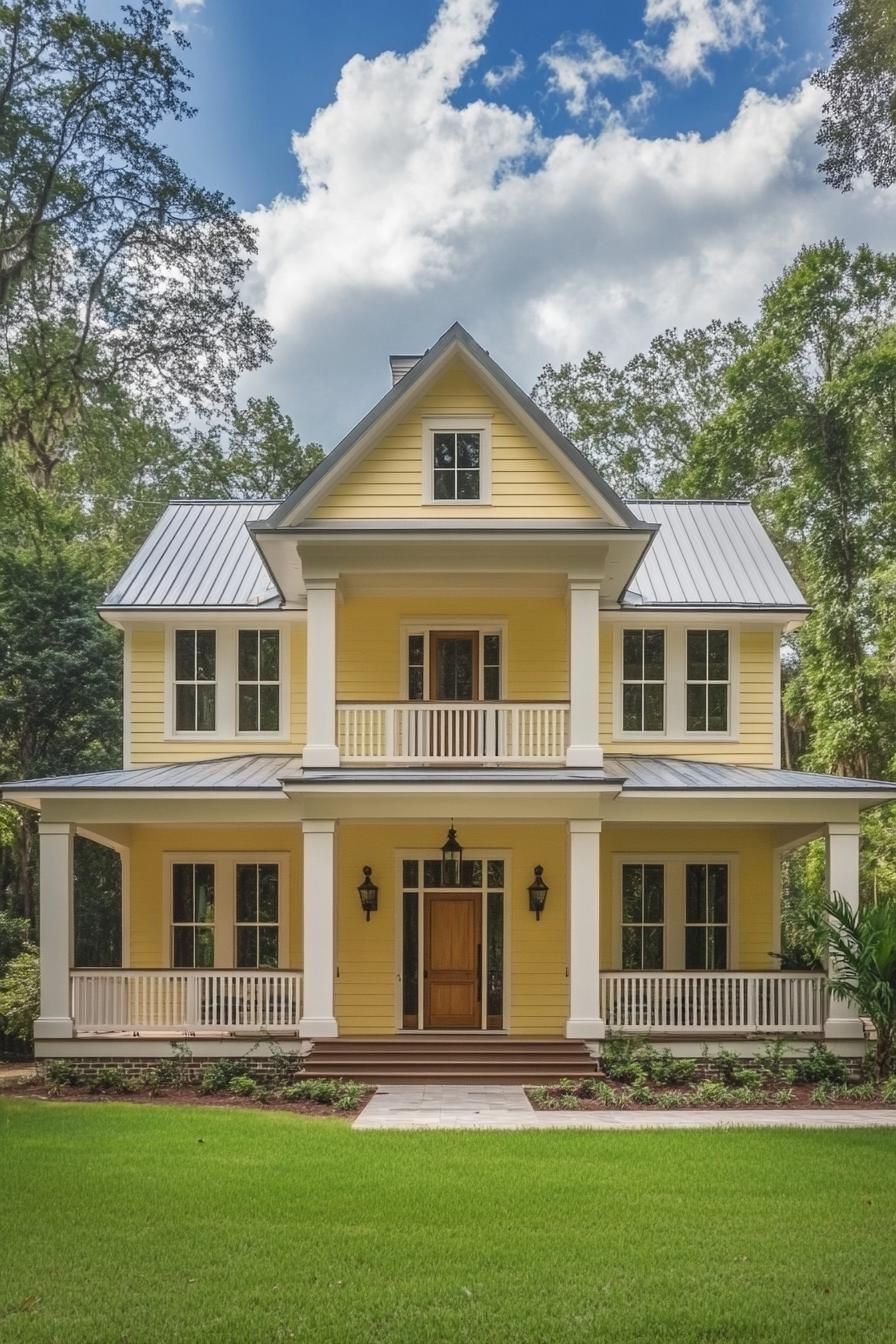 Sunshine Retreat With a Porch to Swoon For