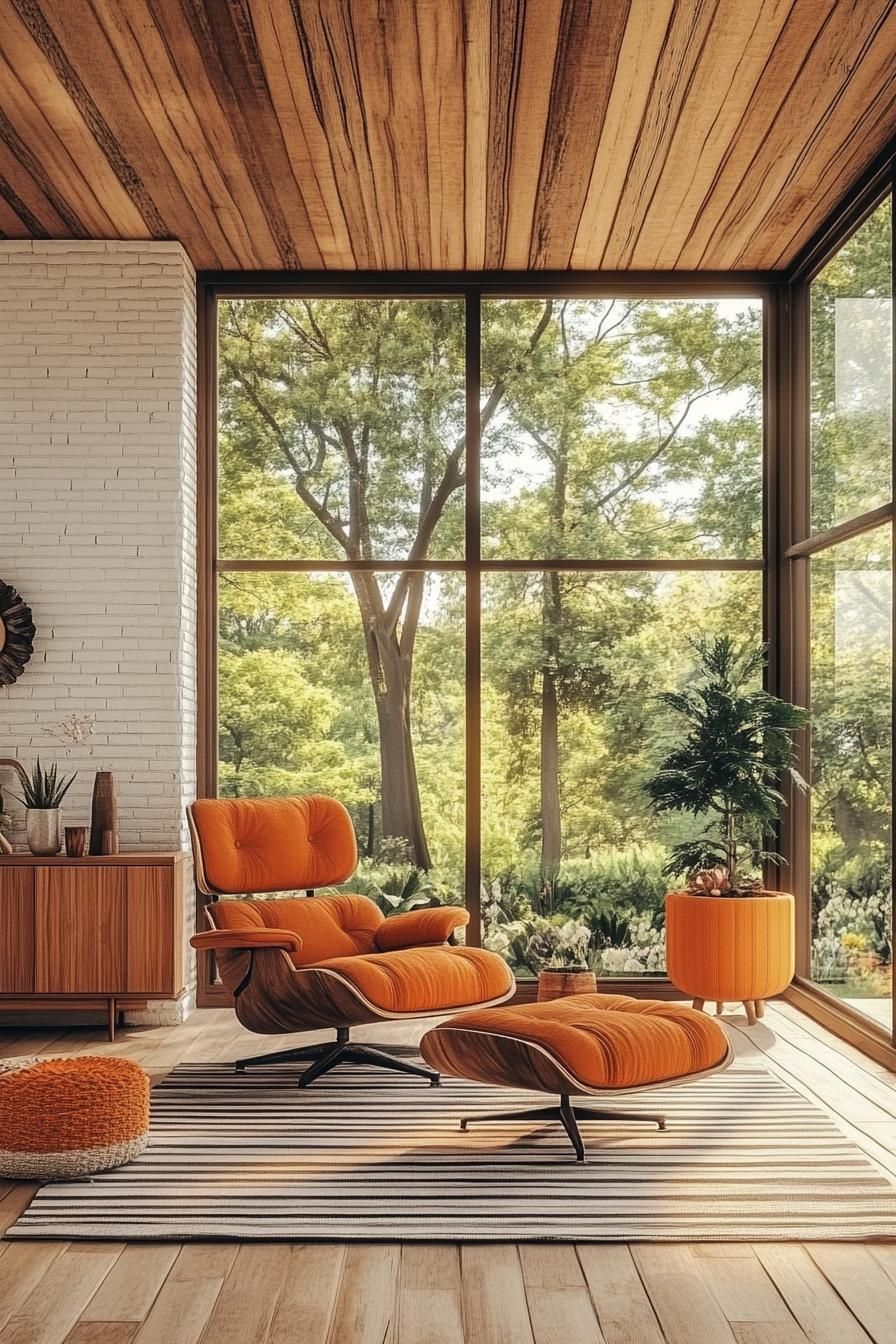 Vibrant Tangerine Dreamscape
