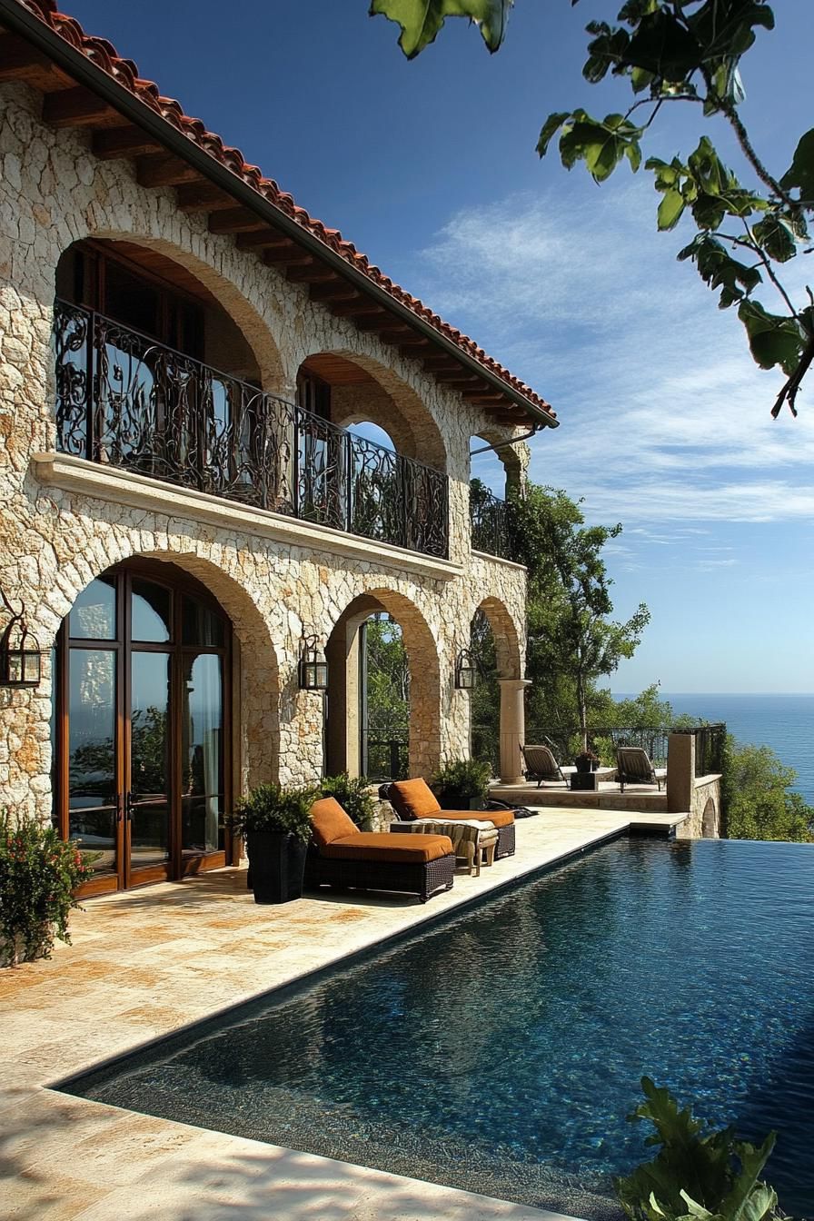 Luxury villa with pool and ocean view