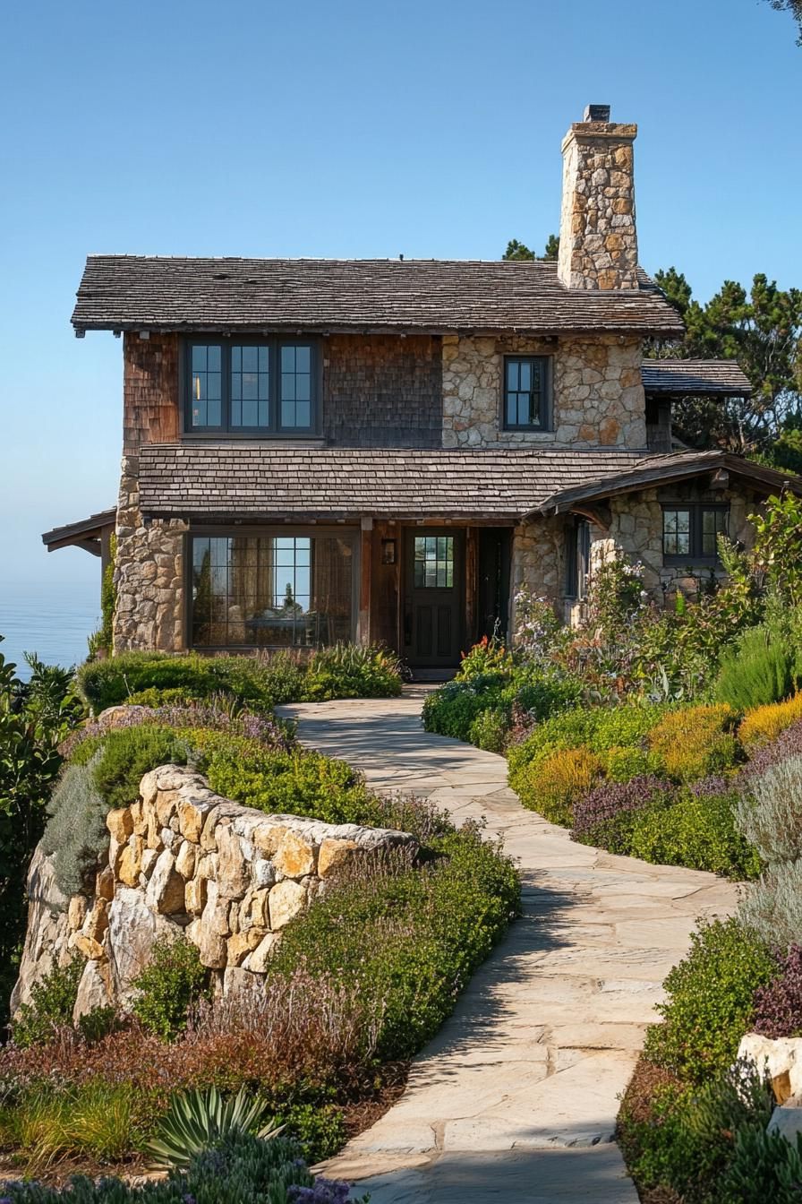 Timeless Stone Escape Overlooking the Horizon