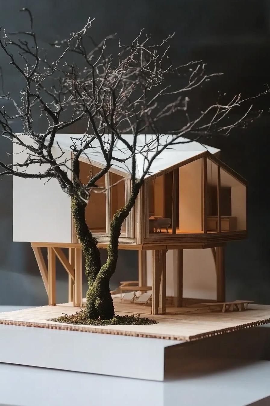 Stilted Sanctuary: Modern Minimalist Delight