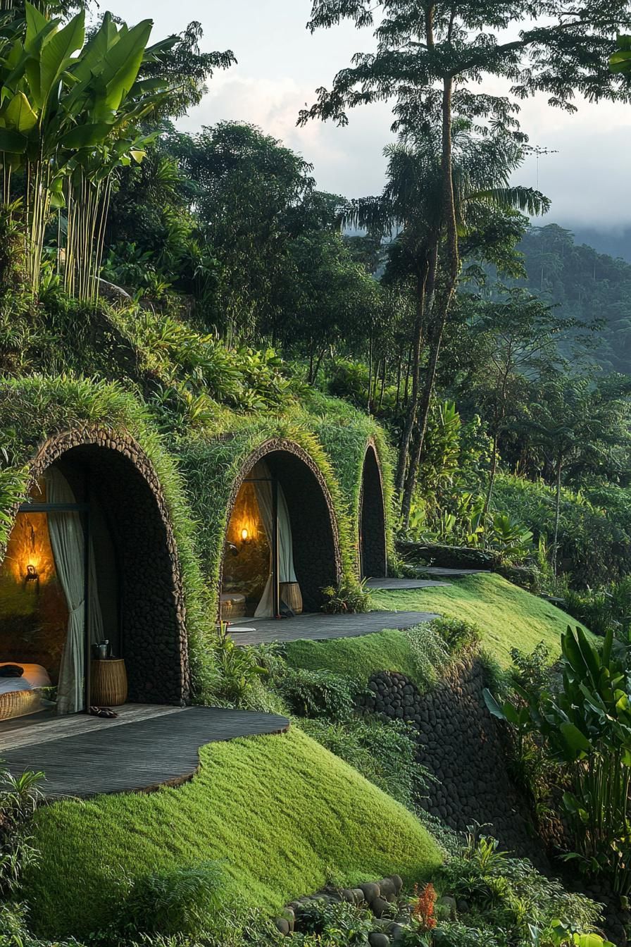 Hobbit Hideaway Amidst the Jungle