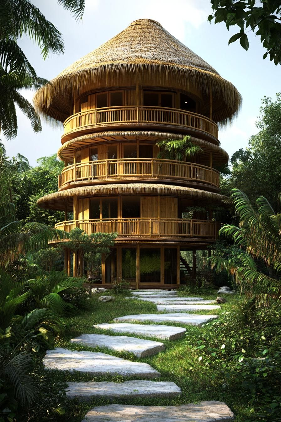 Bamboo Whirl: The Nature Spiral Retreat