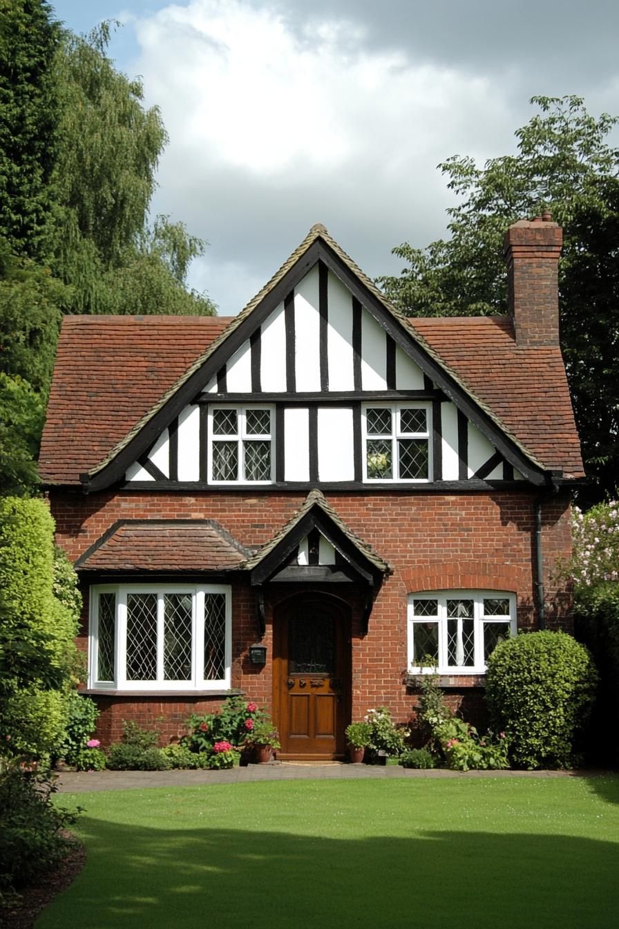 Charming red-brick cottage with lush garden