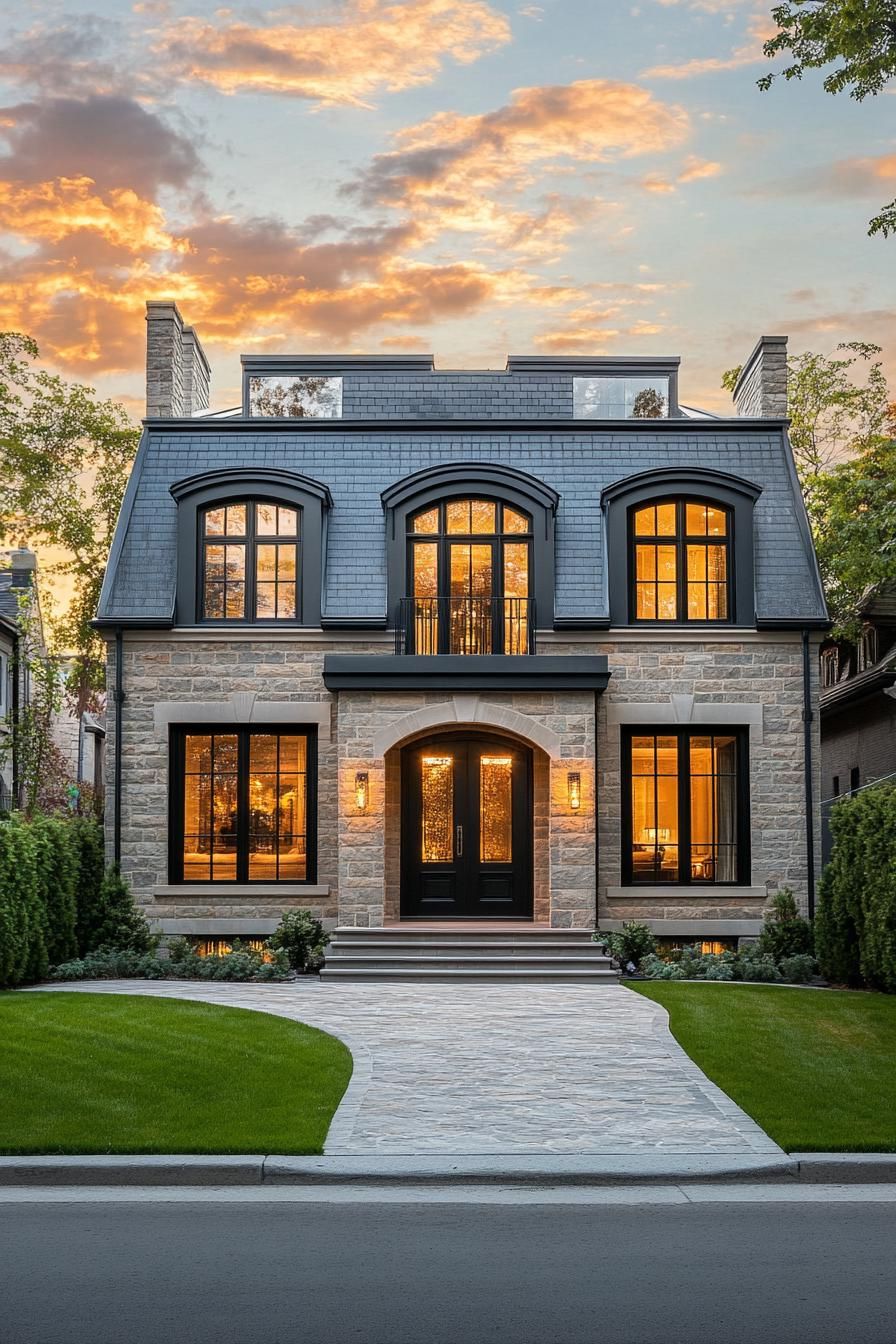 Lavish Limestone Dream with Contemporary French Glitz