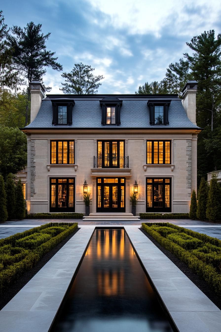Illuminated Elegance: A Modern French Masterpiece