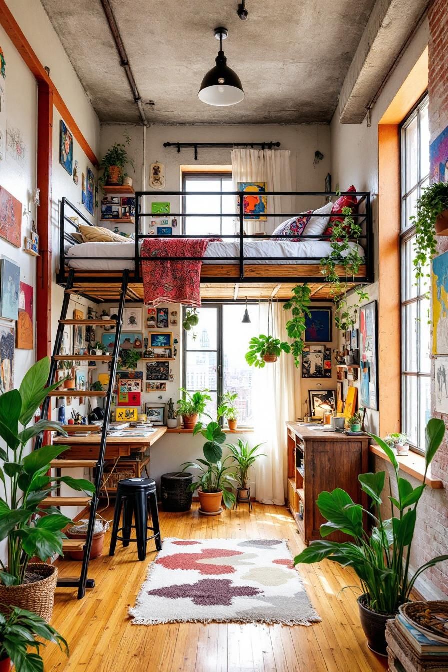 Lofty Nook of Artistic Delight
