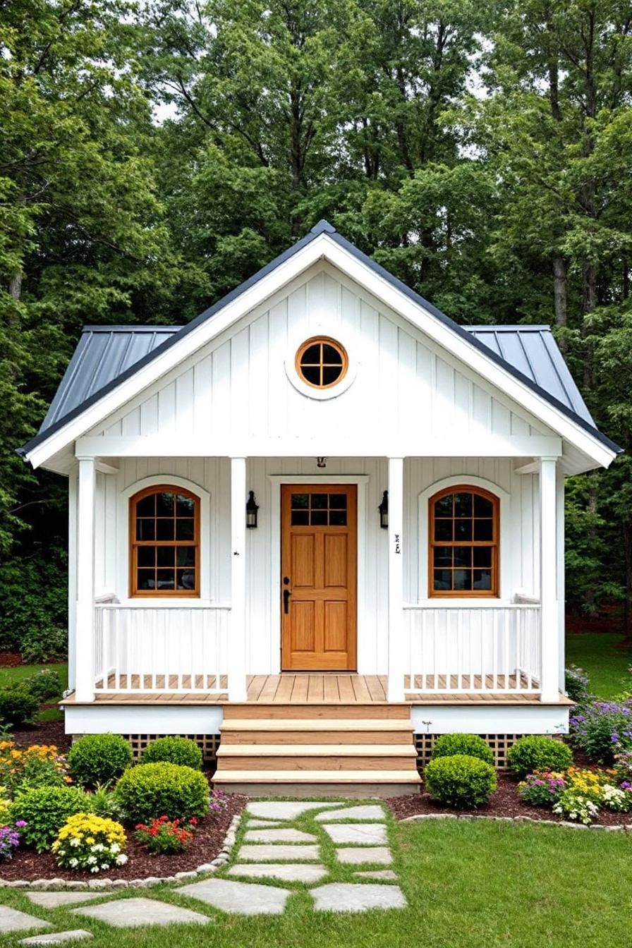 Whimsical White Gable Delight