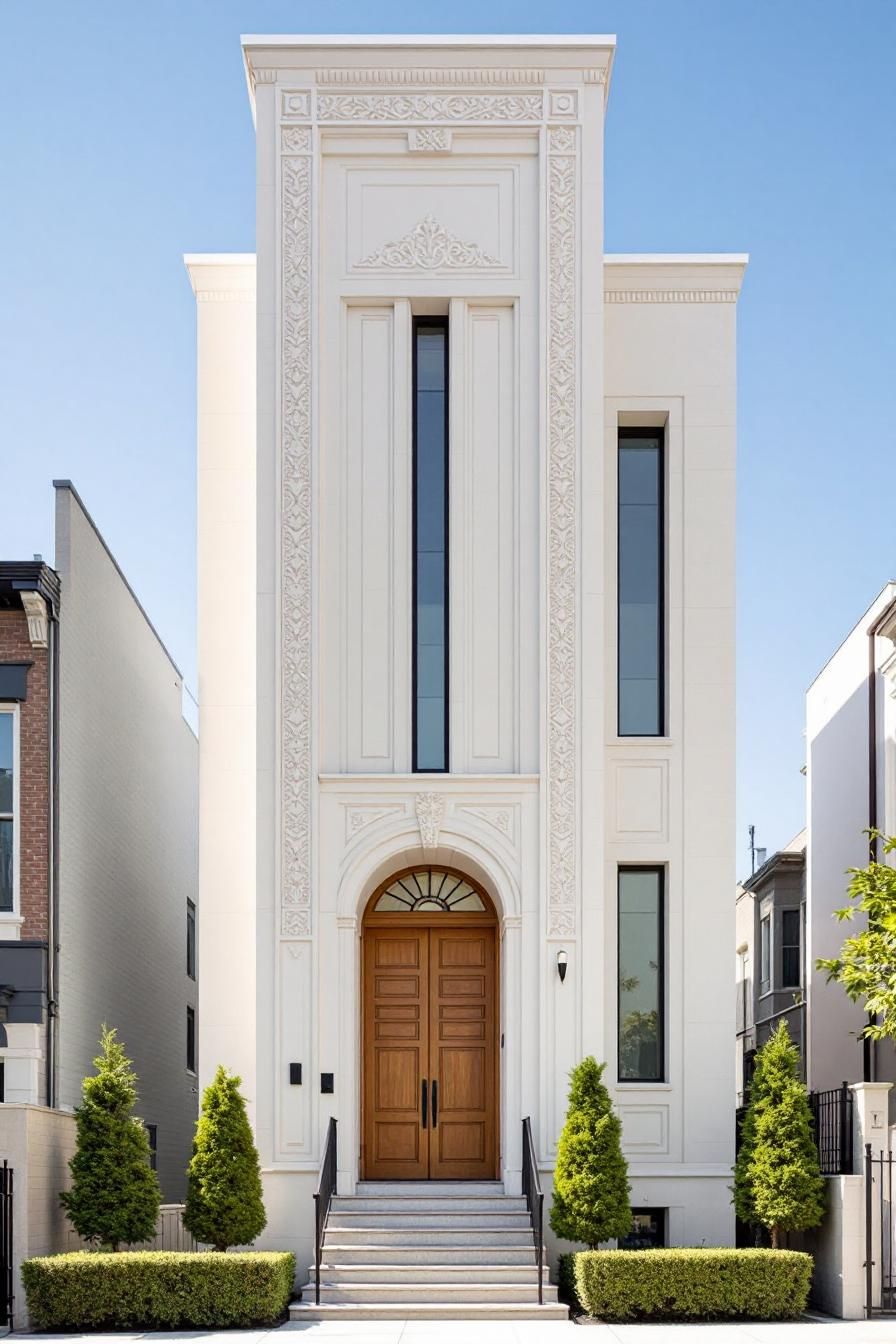 Vertically Marvelous Neoclassical Tower