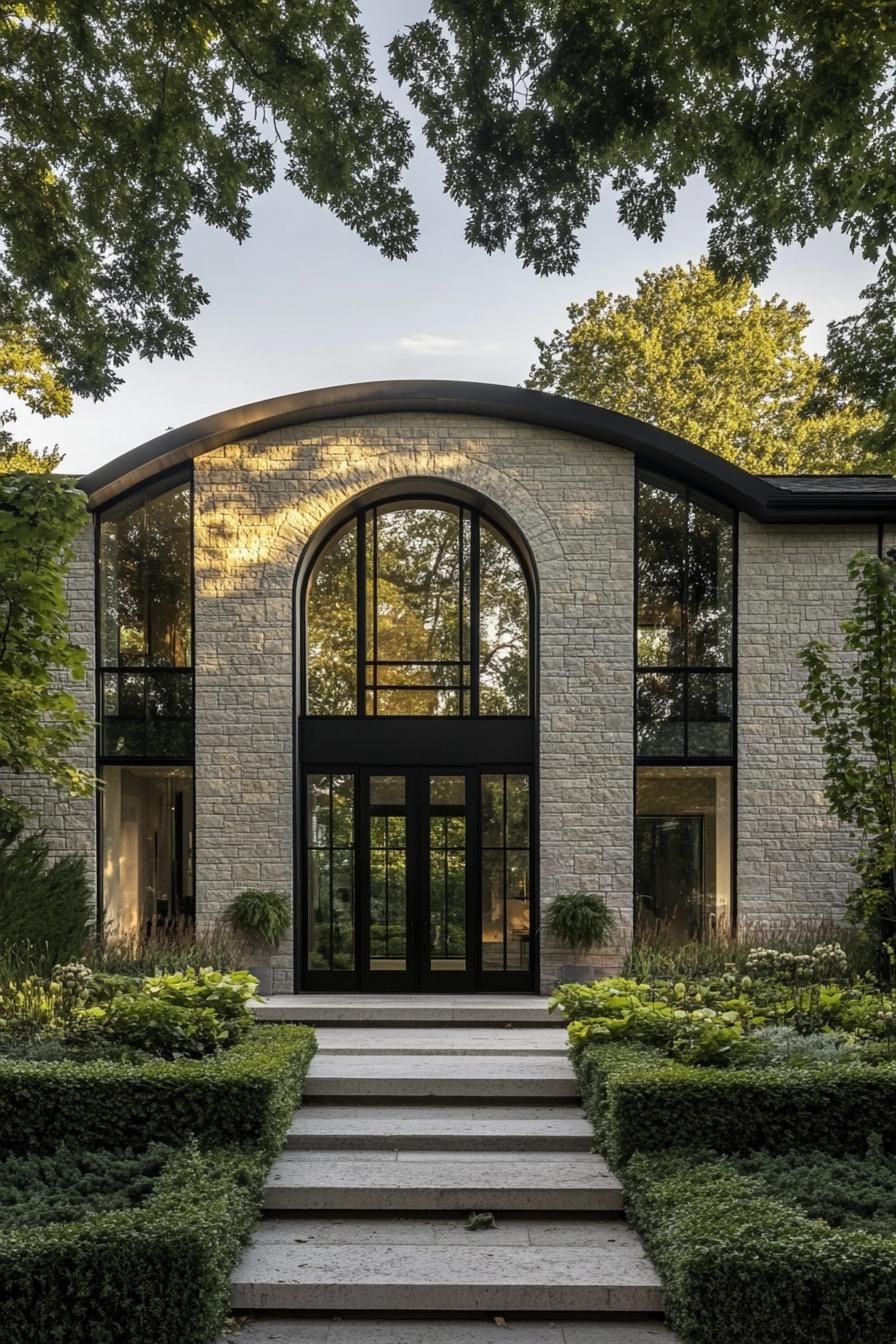 Sophisticated Archway Delight with a French Touch