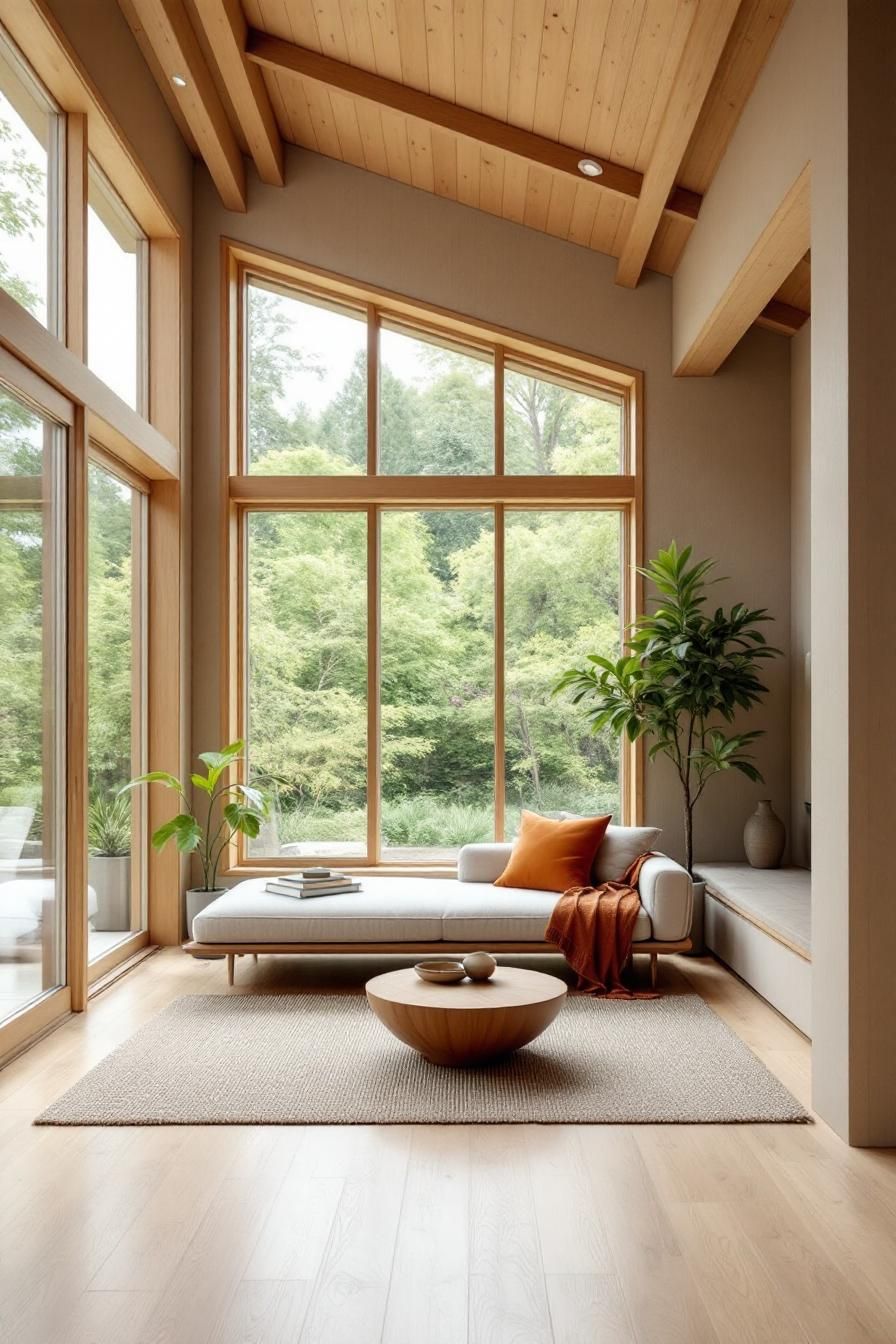 A Cozy Embrace: Nature’s Window to Minimalism