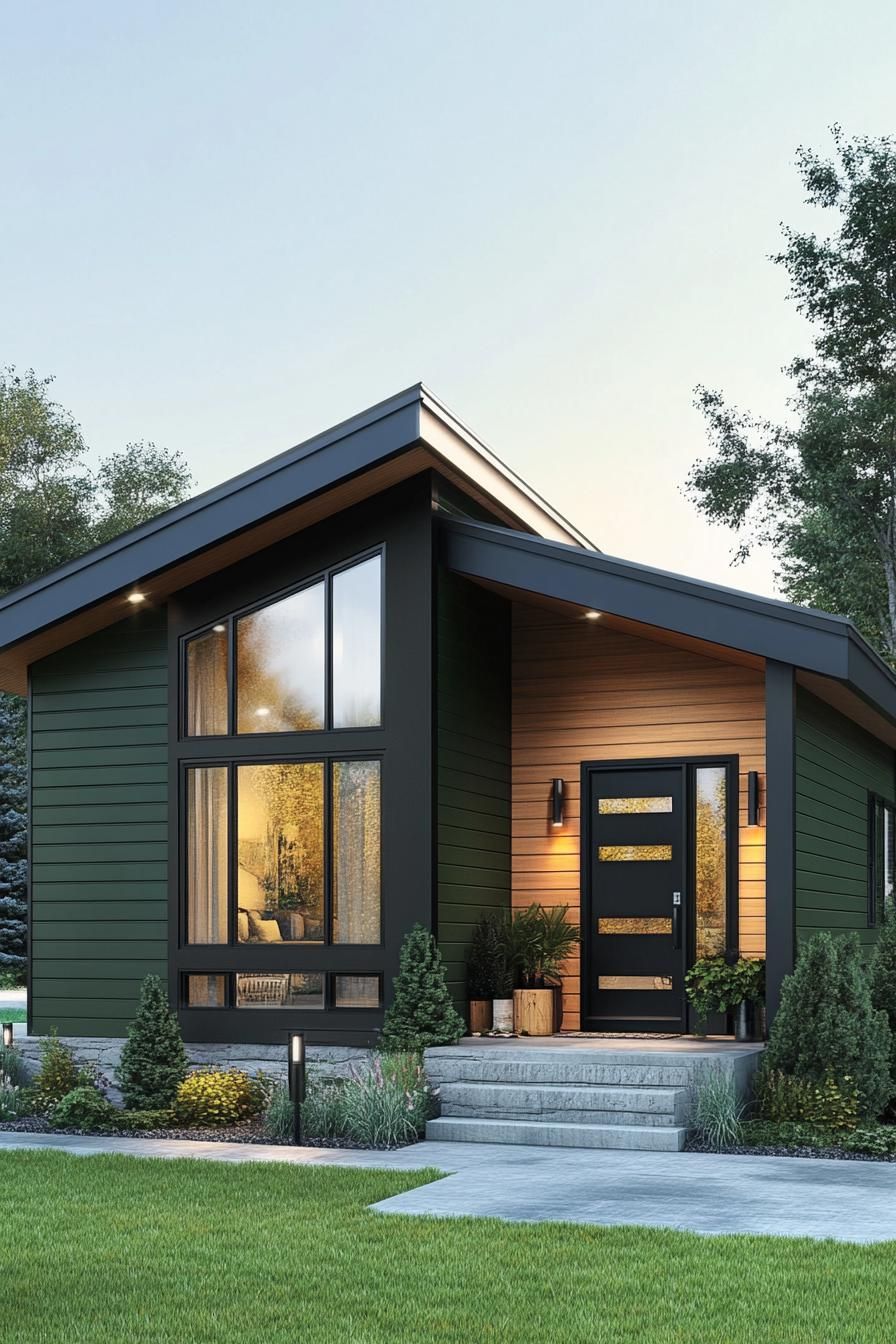 Contemporary Green Gables Delight