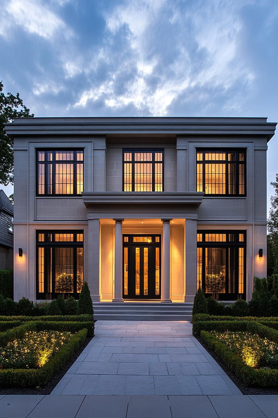 Neoclassical Radiance at Twilight