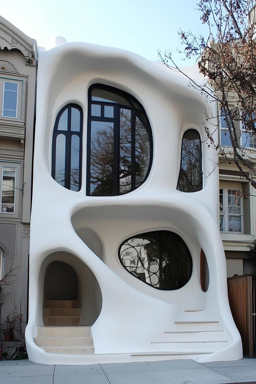 Futuristic Melted Home