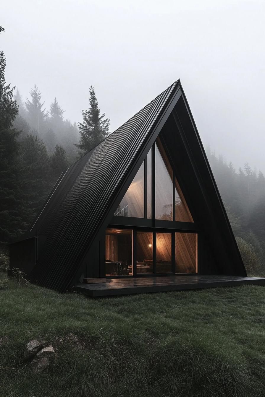 Triangular Timber Delight: A-Frame Escapade