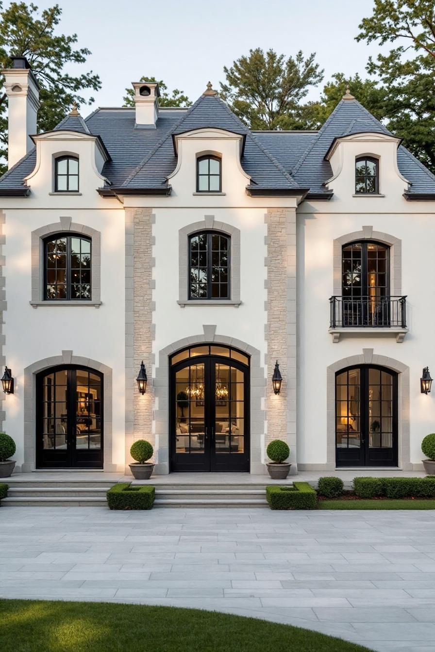 French Facade Extravaganza: A Modern Marvel