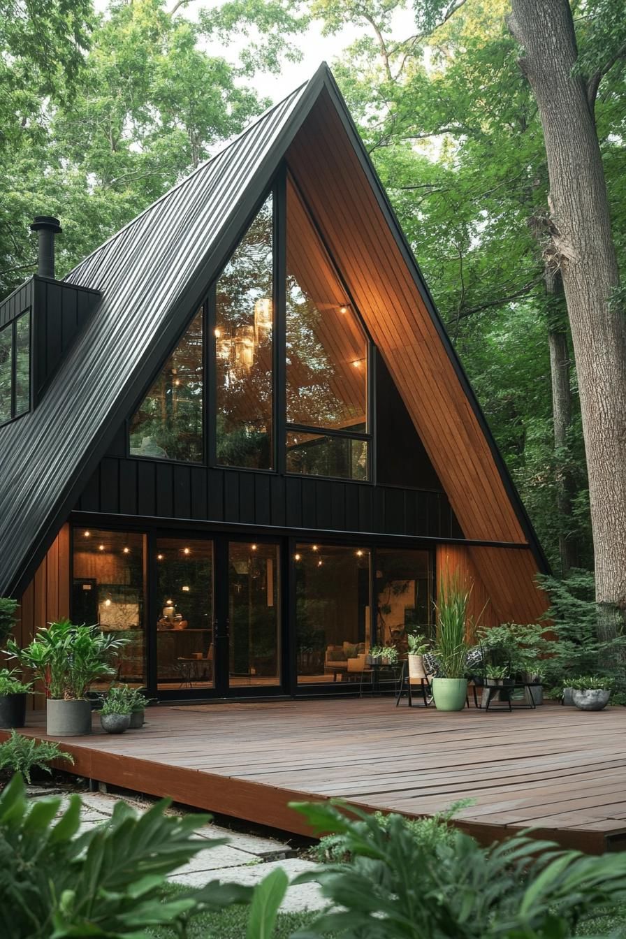 Sharp Shelter: The Geometric Getaway