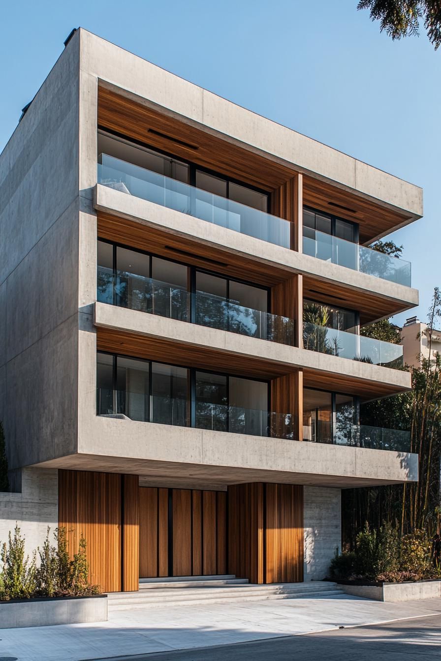 Concrete Layers and Timber Tales