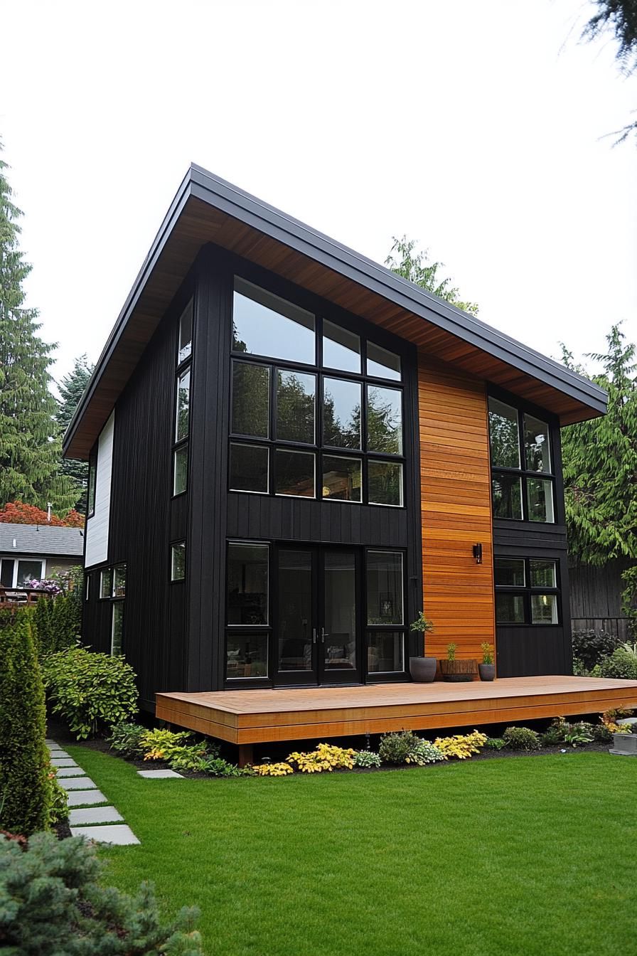 Slanted Roof Woodland Retreat