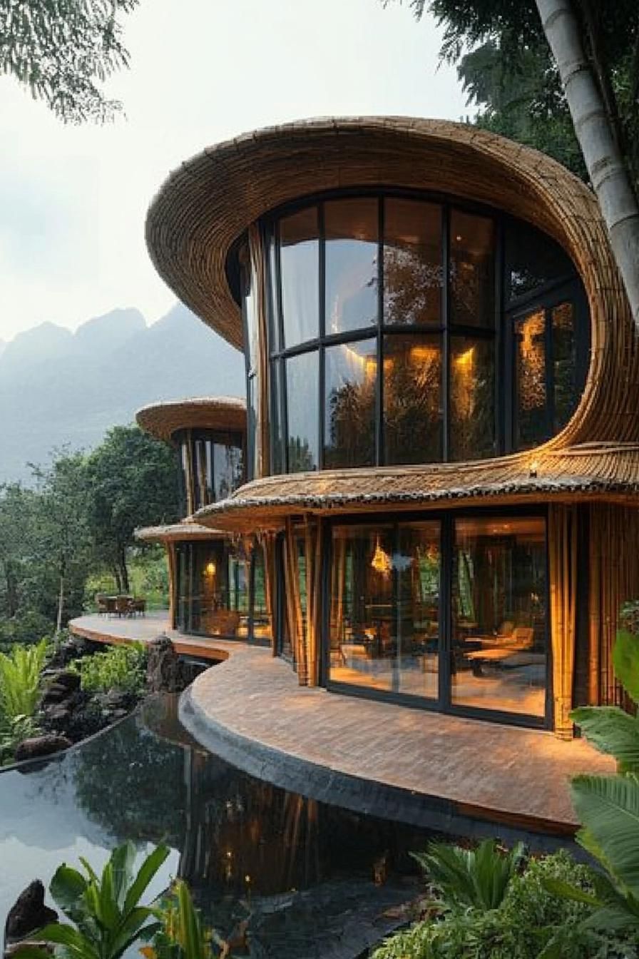 Bamboo Curves: The Nature Hug Abode