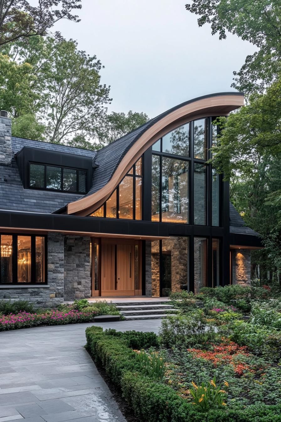 Architectural Symphony With a Curved Whisper