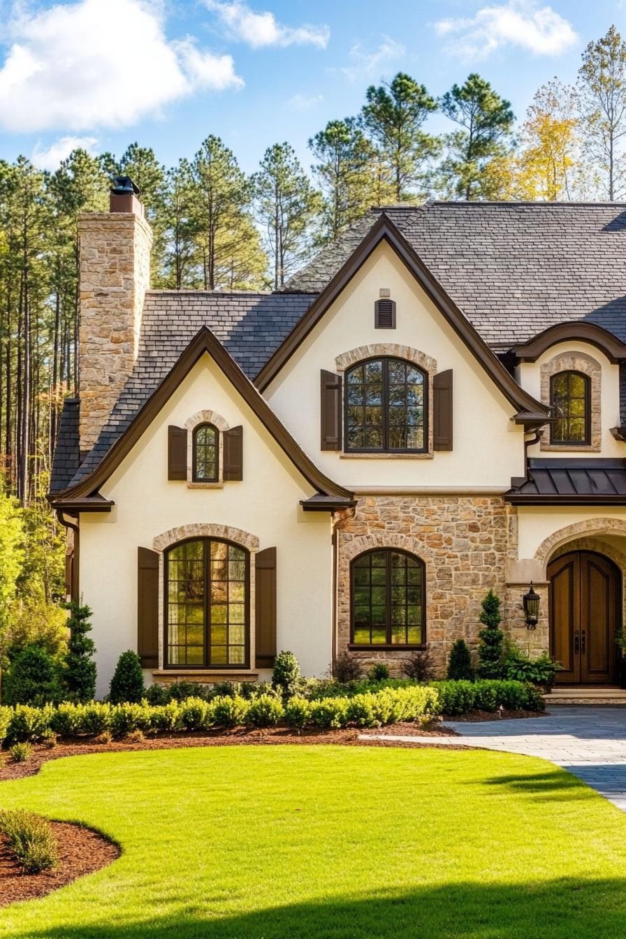 Cozy Stone Cottage With Peekaboo Windows