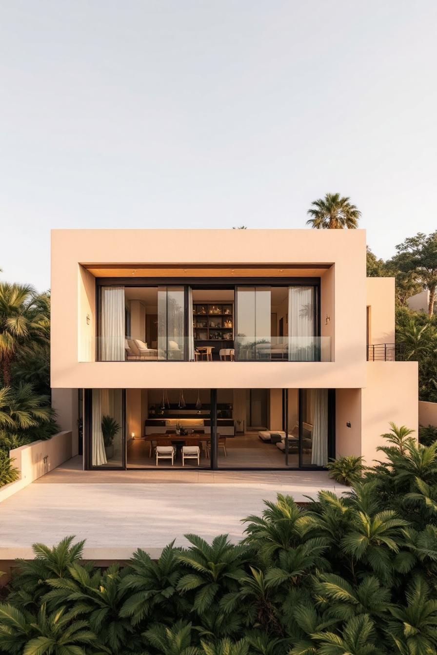 Contemporary Beach Cube Haven