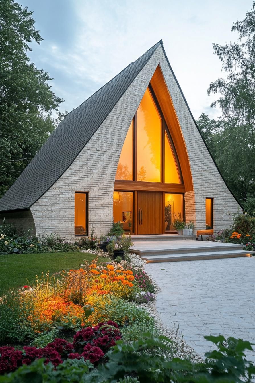 A-Frame Glow With Bricks Aplenty
