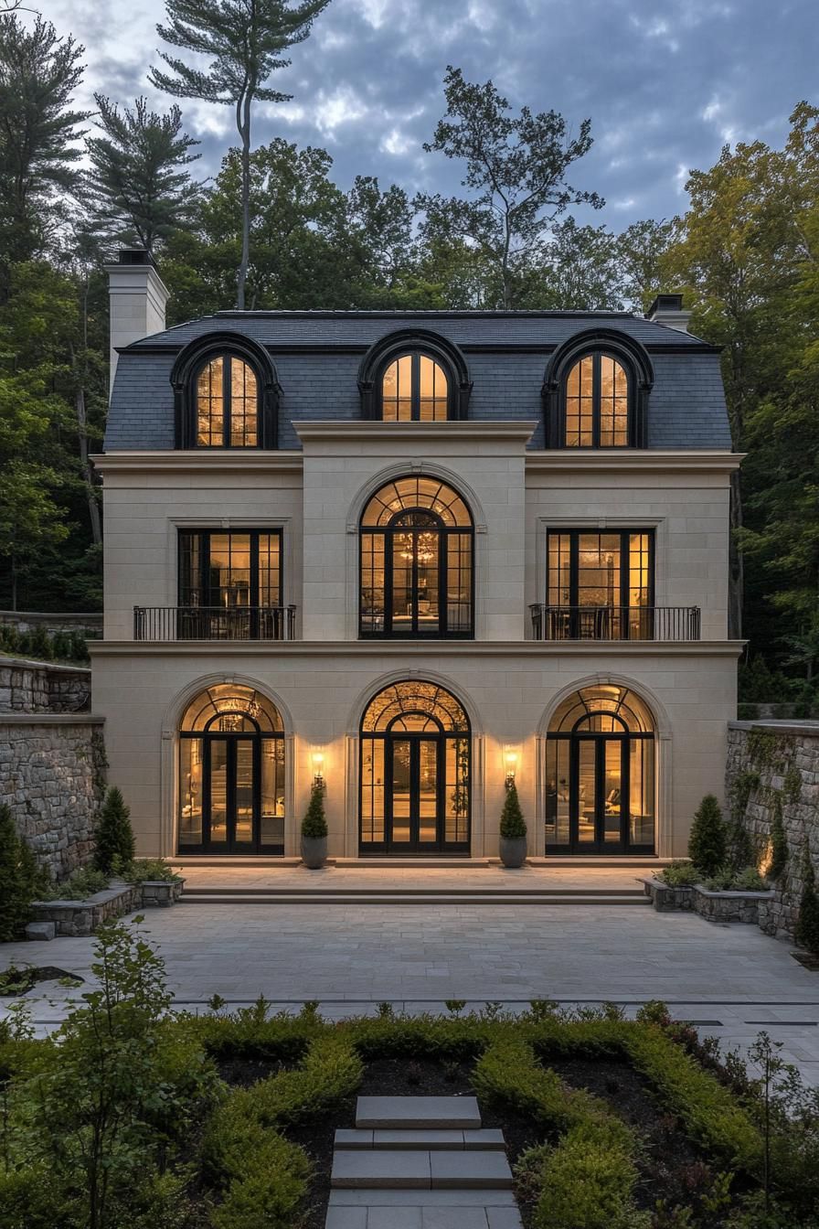 Neoclassical Evening Splendor Unveiled