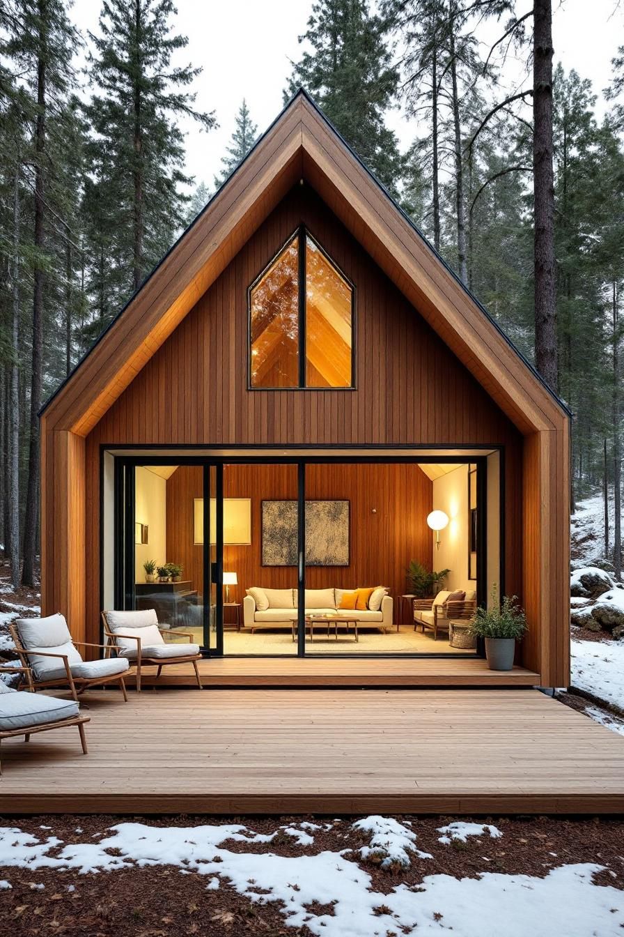 Triangular Comfort in the Woods