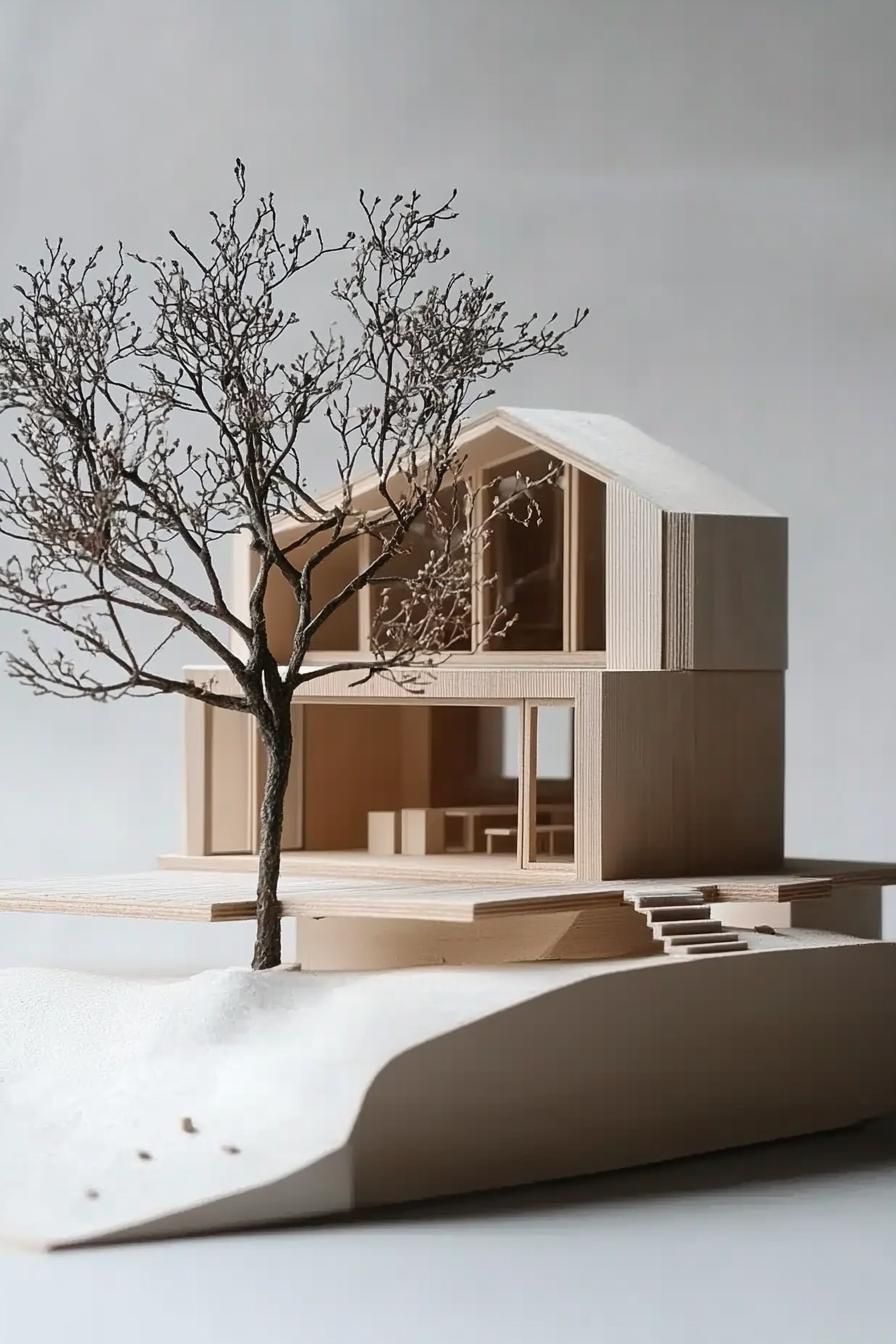 Miniature Dreamhouse on a Sunny Slope