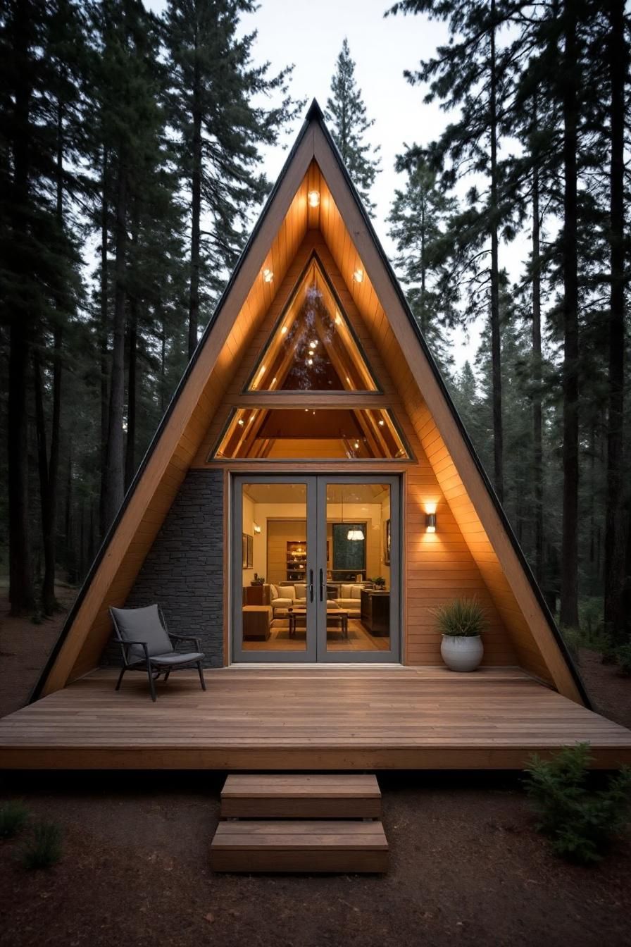 Triangular Tranquility Timber Haven