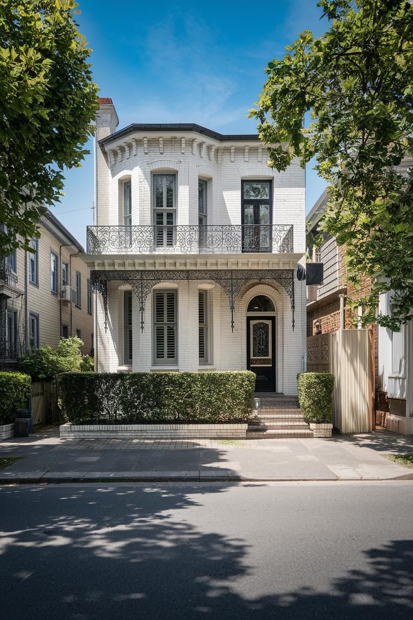 White Brick Beauty with Melbourne’s Balcony Charm