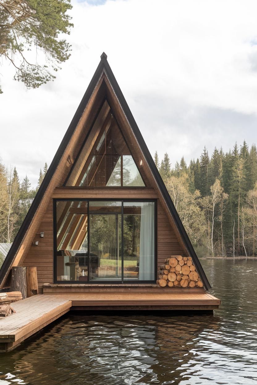 Triangular Lagoon Lodge: Angles Afloat